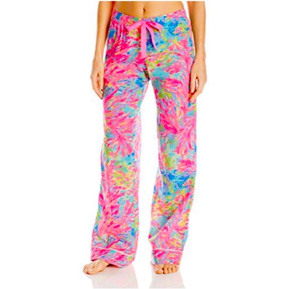 Lilly Pulitzer Other - Lilly Pulitzer Palm Beach Coral Pajama Pants Ladies Size Small